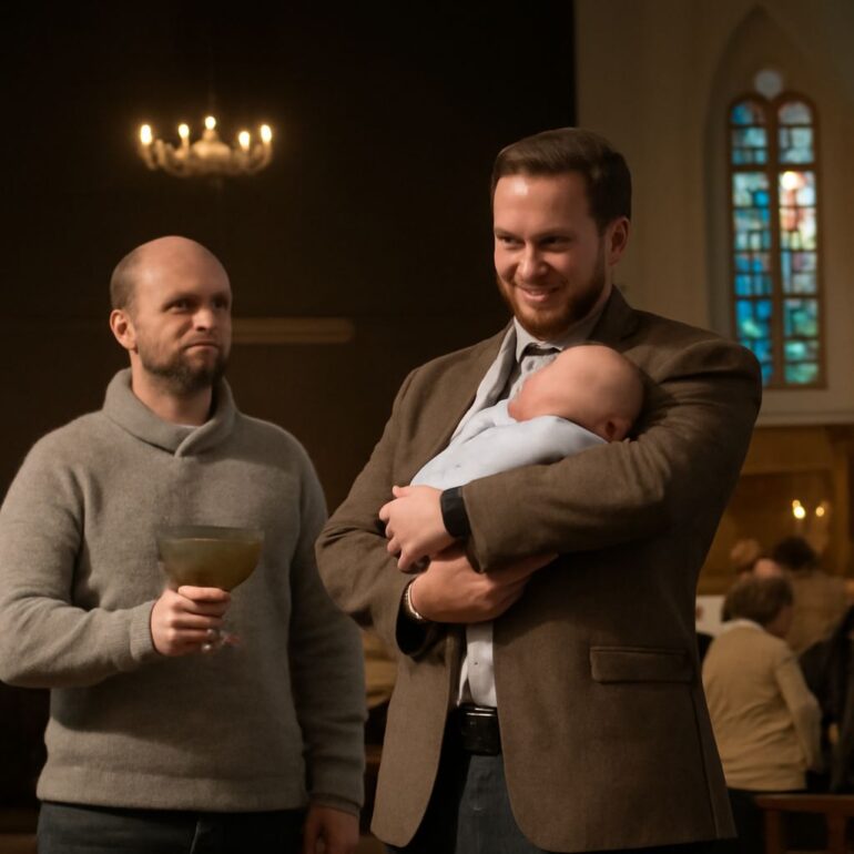 Congregants comparing church beliefs during an open Bible study