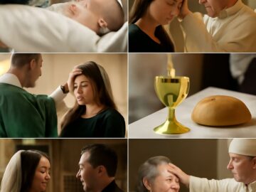 Seven sacraments overview with baptism and confession