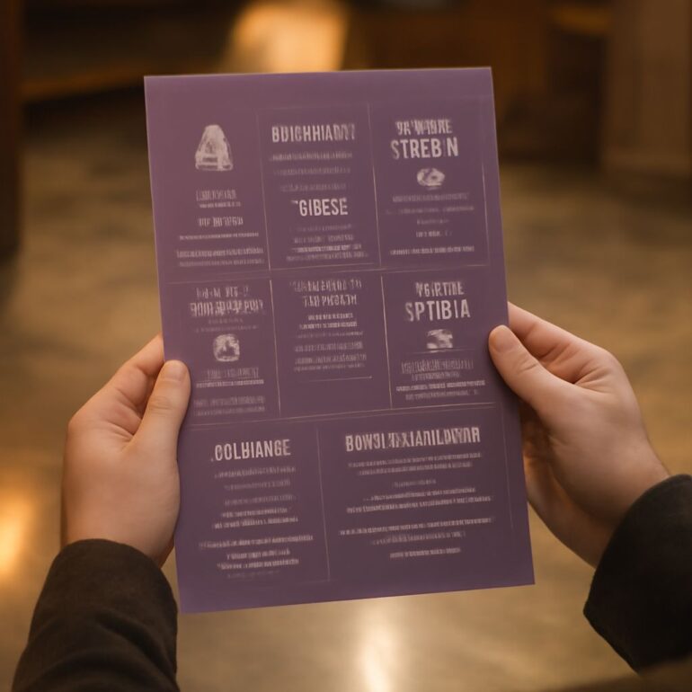 Calendar showing the duration of Lent