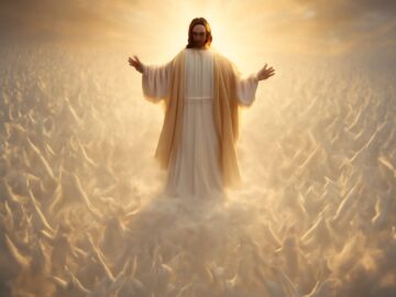 Understanding the Rapture: A Key Event in Christian Eschatology Illustration representing the Rapture and Jesus' return